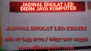 Running Text Videotron Jadwal Sholat LED CCTV Fingerprint Paket Kasir Website GPS Didin Jaya Kediri