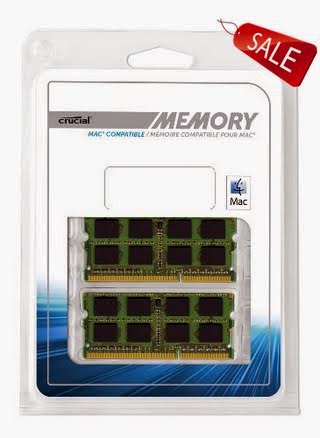 Crucial 8GB Kit (4GB x 2) DDR3 1066 MT/s (PC3-8500) CL7 SODIMM 204-Pin Mac Memory CT2K4G3S1067M