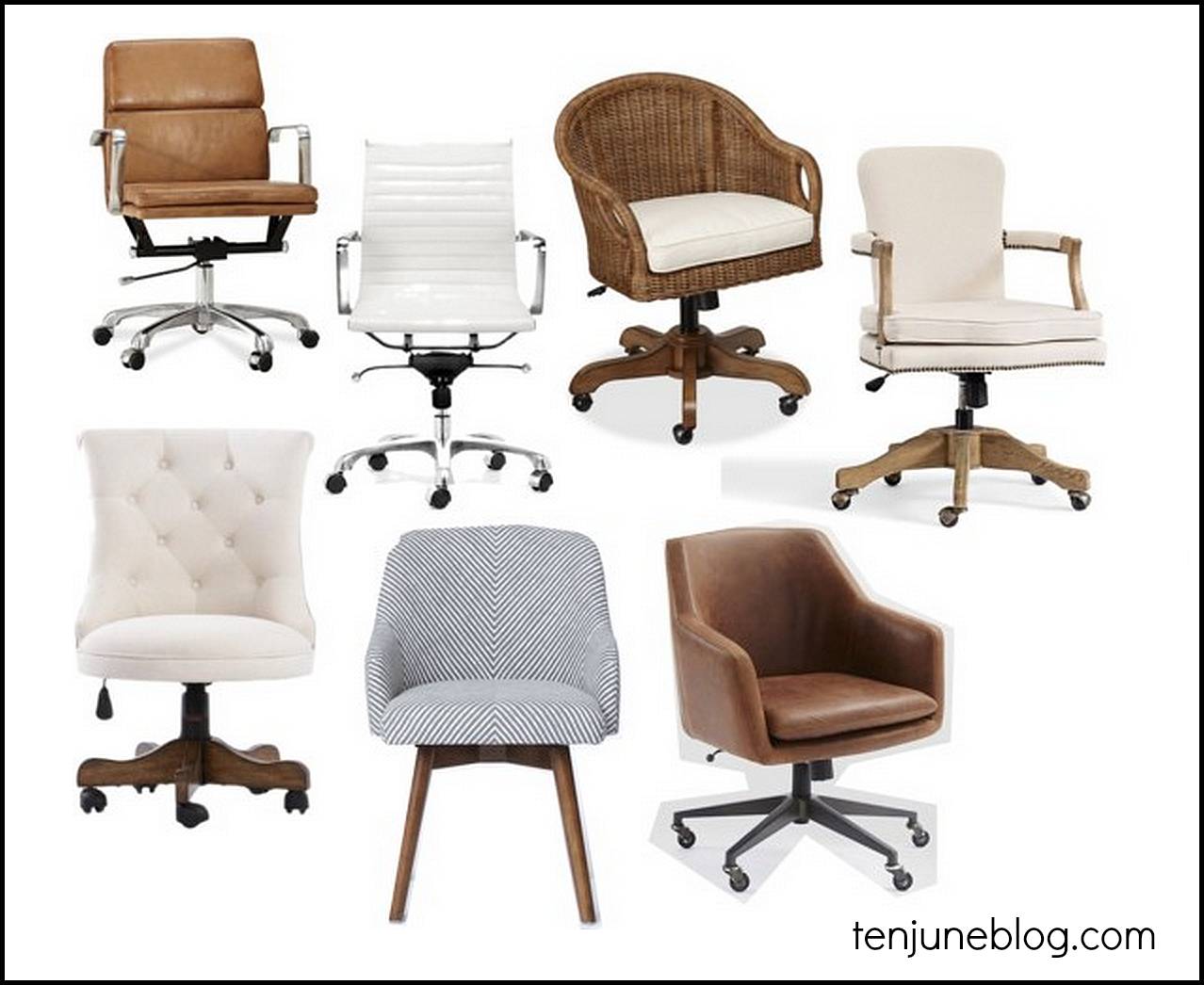 ten june office chair round up comfortable but cute