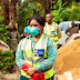 Akwa Ibom State first Lady pictured building a brand New house for homeless Mr Asuquo in Ibiono Ibom LGA