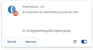 Free Medium Extension Chrome