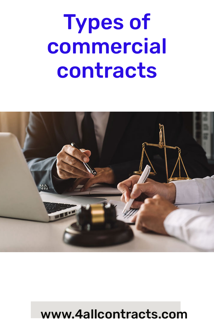 Sales contracts are used in the sale of goods or services