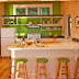 Awesome Kitchen Design In Soft Green Color