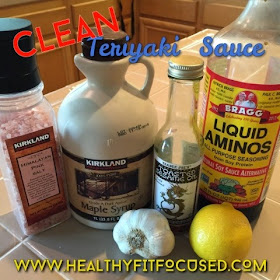 Clean Eating Teriyaki Marinade, www.HealthyFitFocused.com, Julie Little