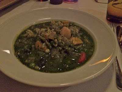 Minestrone soup at Focaccia Chennai