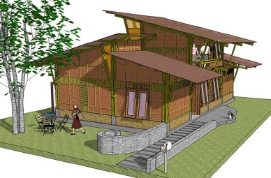 Design Rumah  bambu  tahan gempa Home Design and Ideas