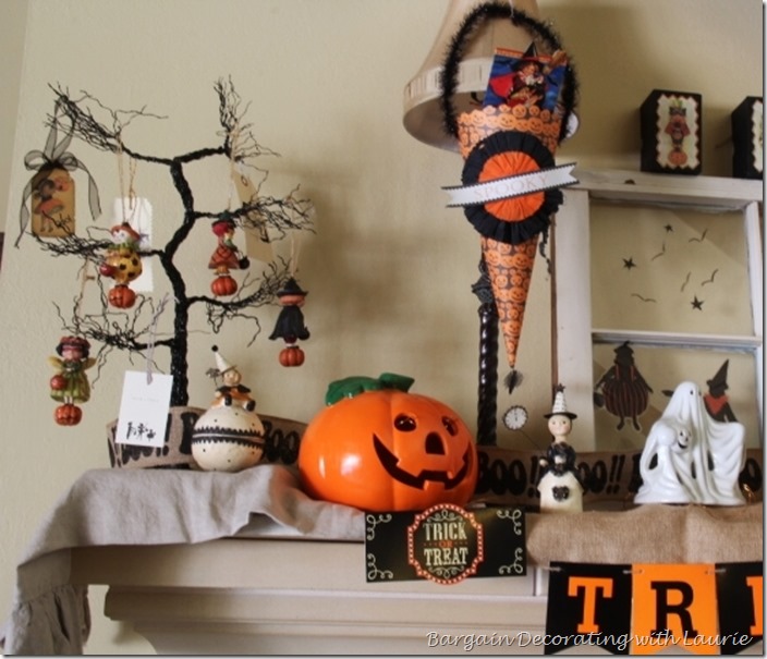 Halloween Mantel