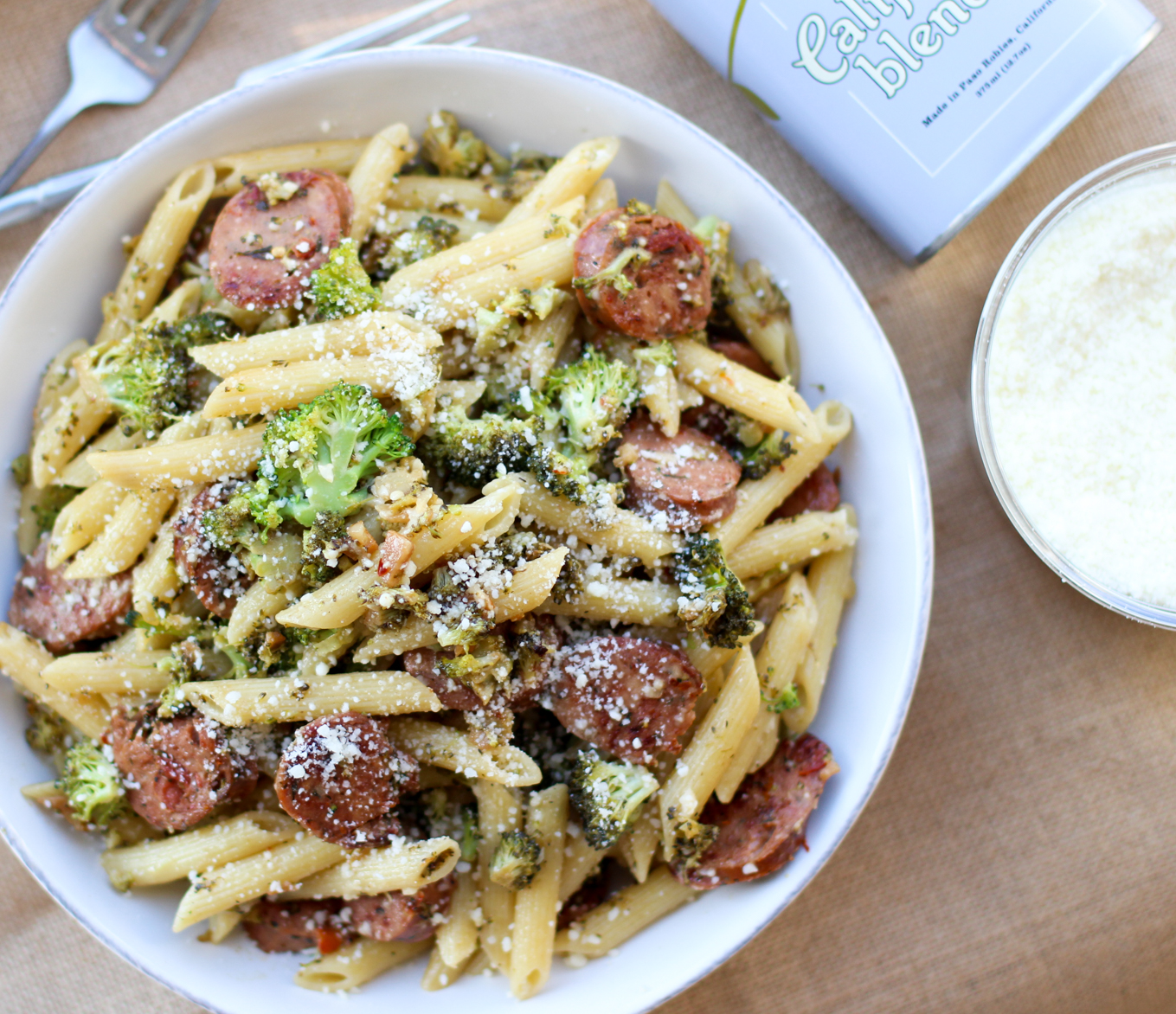 Chicken Sausage and Broccoli Pasta - Lake Shore Lady