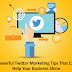 Powerful Twitter Marketing Tips That Can Help Your Business Shine