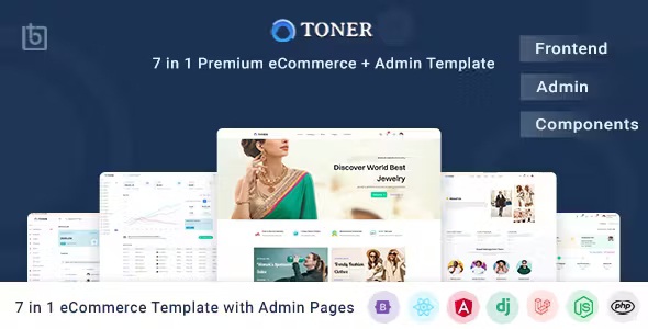 Best eCommerce Template + Admin Page