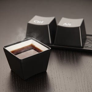 The Three Fun Ctrl, Alt And Delete Coffee Cups
