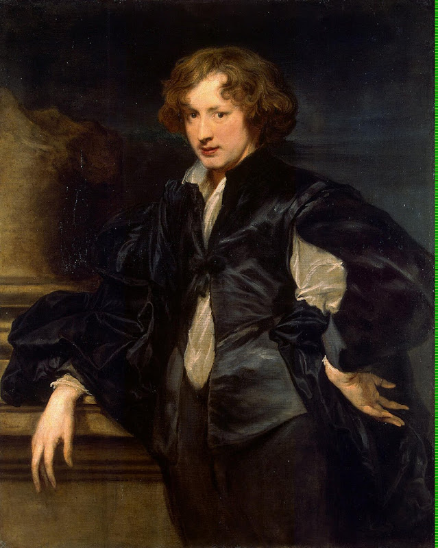 Self-Portrait by Anthony van Dyck - Portrait Paintings from Hermitage Museum