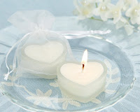 heart shape candle wallpaper