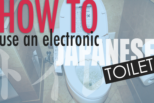 HOW TO USED AN ELECTRONIC TOILET IN JAPAN