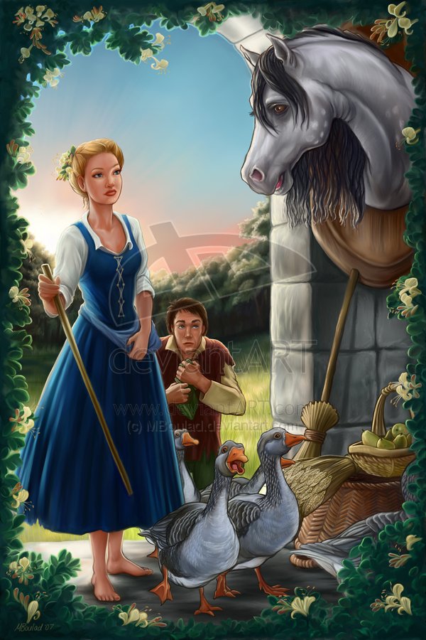 The Goose Girl illustration