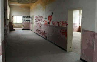 Looking down the corridor towards my bedroom at the end