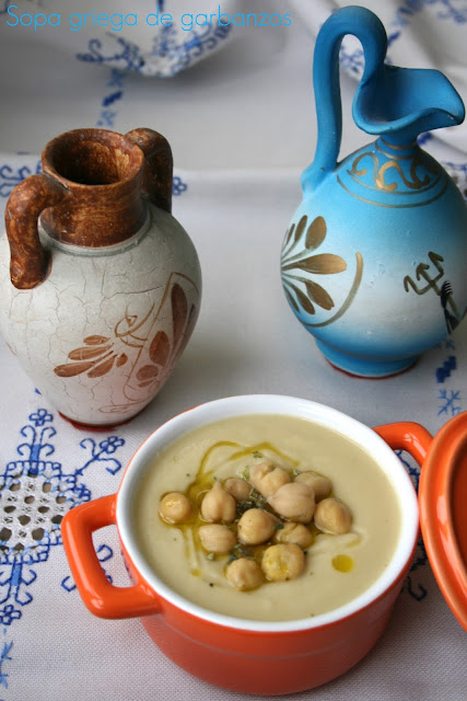 crema de garbanzos, sops de garbanzos, Cookeo