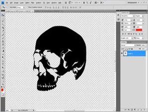 Create an image skull like Ghost Rider