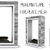 Download Sims 4 Pose: Modern Flame Fireplace Mesh {Fireplace}