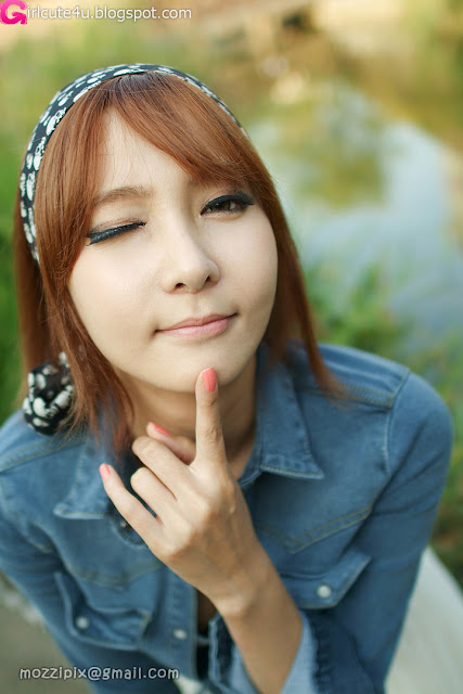 4 Jang Jung Eun - Outdoor-very cute asian girl-girlcute4u.blogspot.com