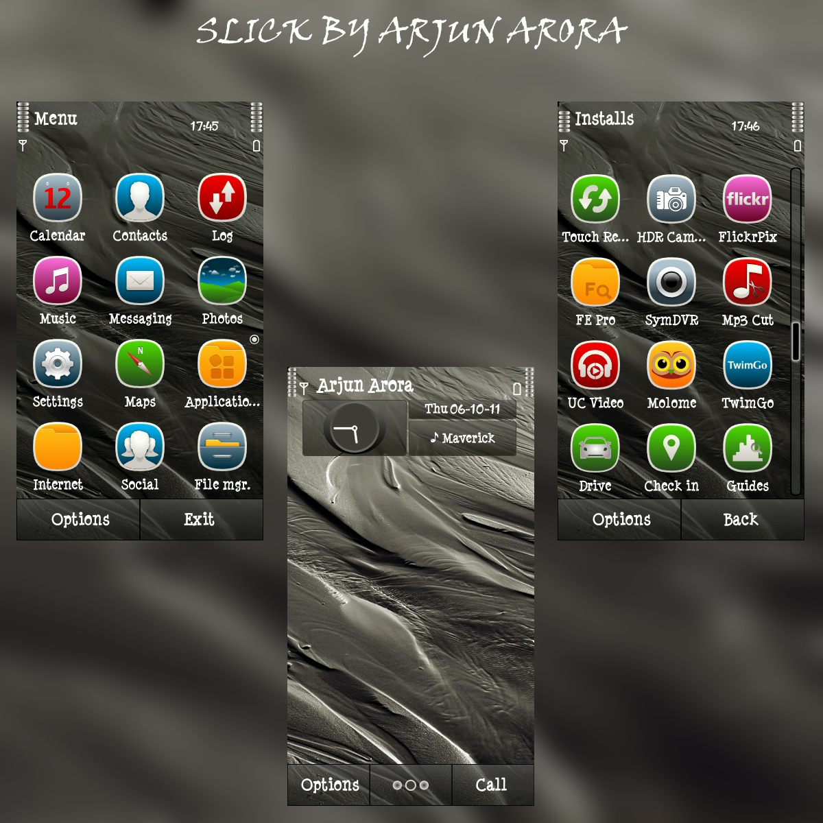 Slick theme with my anna shine icons is now available on nokia store ...