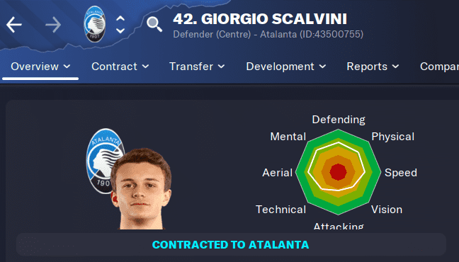 FM23 Wonderkid Spotlight: Giorgio Scalvini - Italy's Rising Football Star