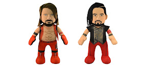 WWE AJ Styles & Shinsuke Nakamura 10” Bleacher Creatures Plush Figures