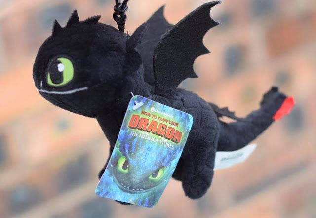 How to Train Your Dragon: The Hidden World  - Toothless plush bag tag