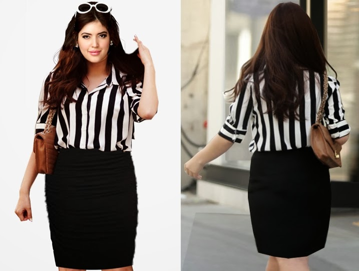  Baju  Big Size Korea  Baju  Big Size A0830 STOK HABIS 