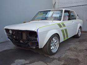 Auto body restoration of a 1971 Datsun 510