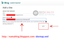 Cara Terbaru Daftar Blog ke Bing 2018: Lengkap + Gambar