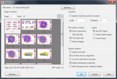 Create geometry from PDF in AutoCAD 2017