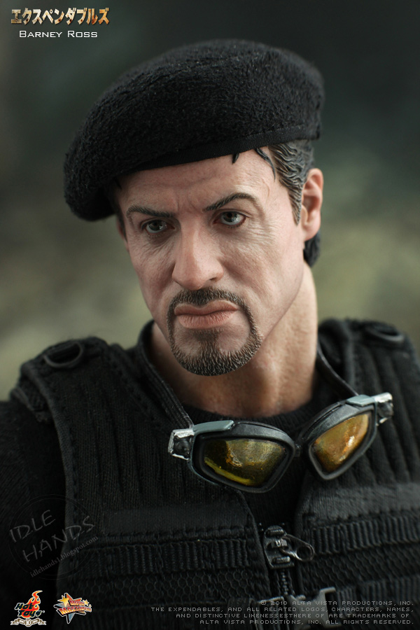 Barney Ross AKA Sylvester Stallone is captured with an amazing likeness in 