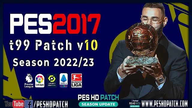 PES 2017 t99 Patch v10 Season 2023