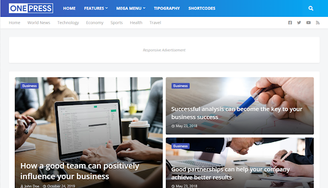 +3 Responsive template for your website to get instant approved of Google AdSense