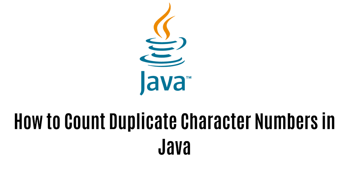 How to count Duplicate character in java using HashMap