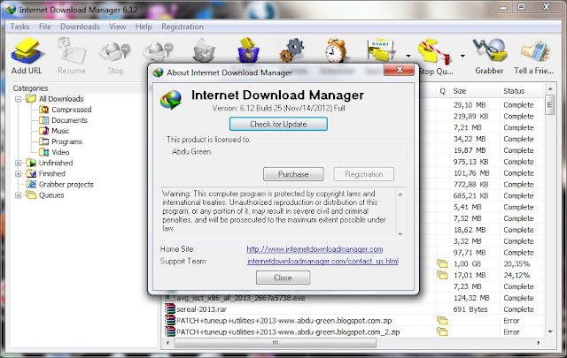 Internet Download Manager (IDM) 6.12 Build 25 Final
