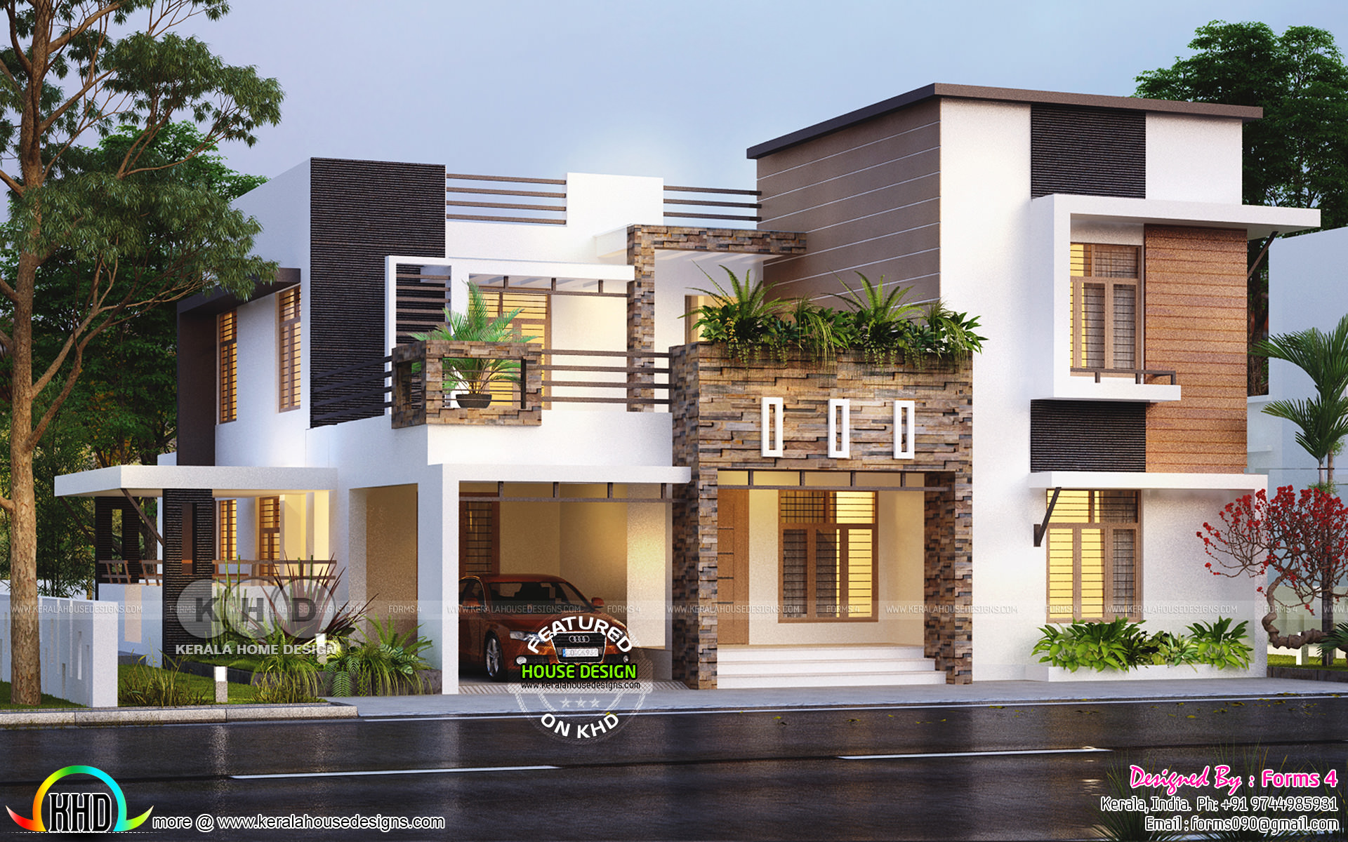 2019 Kerala  home  design  and floor plans 