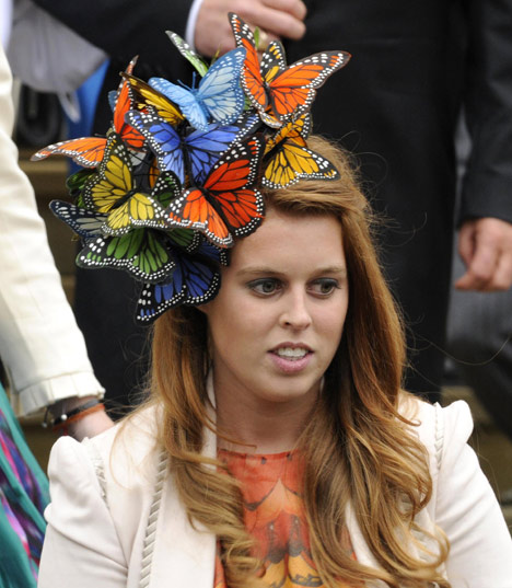 princess beatrice and princess eugenie. Princess Eugenie would not