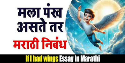 Mala Pankh Aste Tar Marathi Nibandh, मला पंख असते तर मराठी निबंध, marathi nibandh, essay in marathi