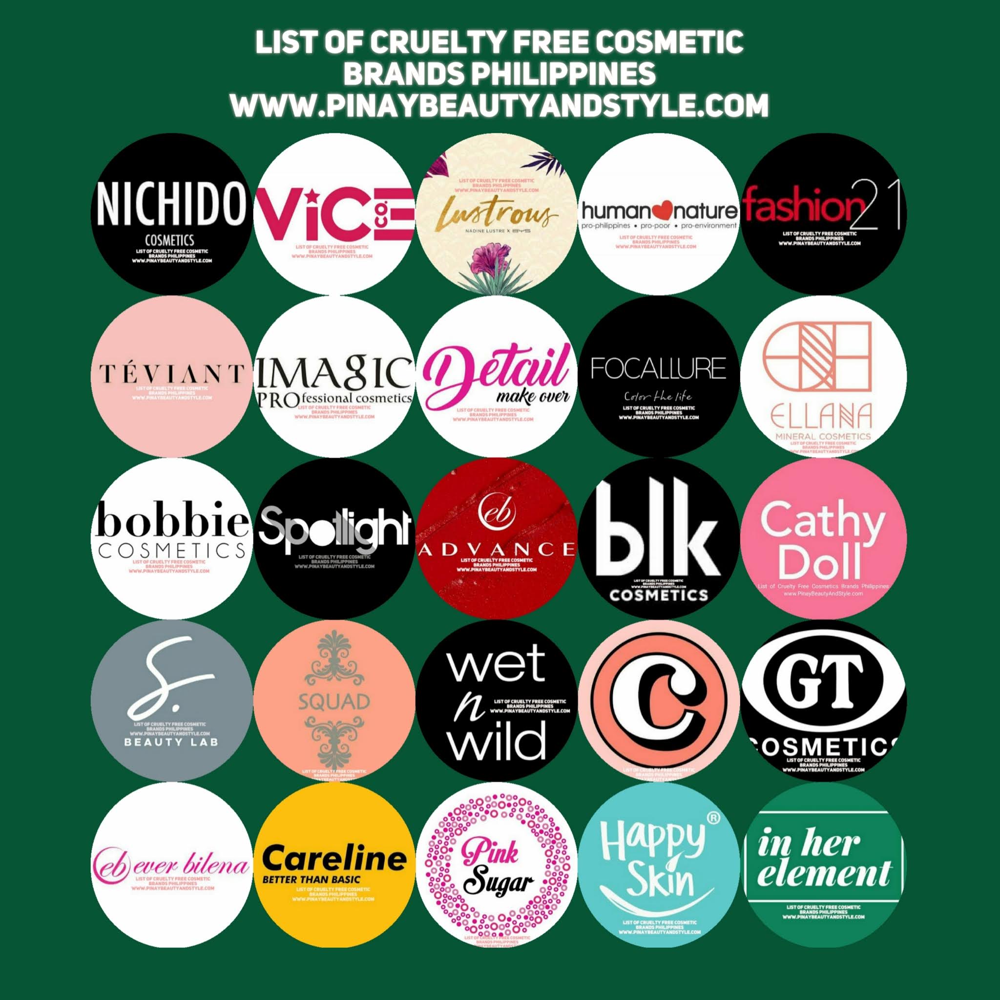 25 Cruelty Free Cosmetic Brands