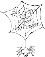 spider web coloring pages