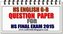 English Group- B question paper of final exam-2014-softtekh blogspot com-