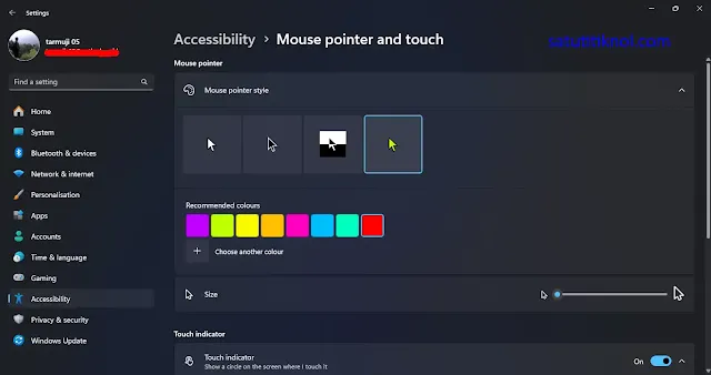 Cara Merubah Ukuran dan Warna Mouse Windows 10/11