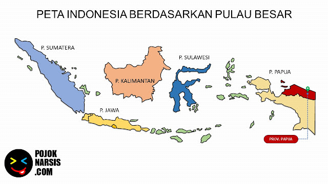 Peta Provinsi Papua Editable Powerpoint