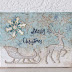 Winter canvas with sleigh and deer by Tim Holtz