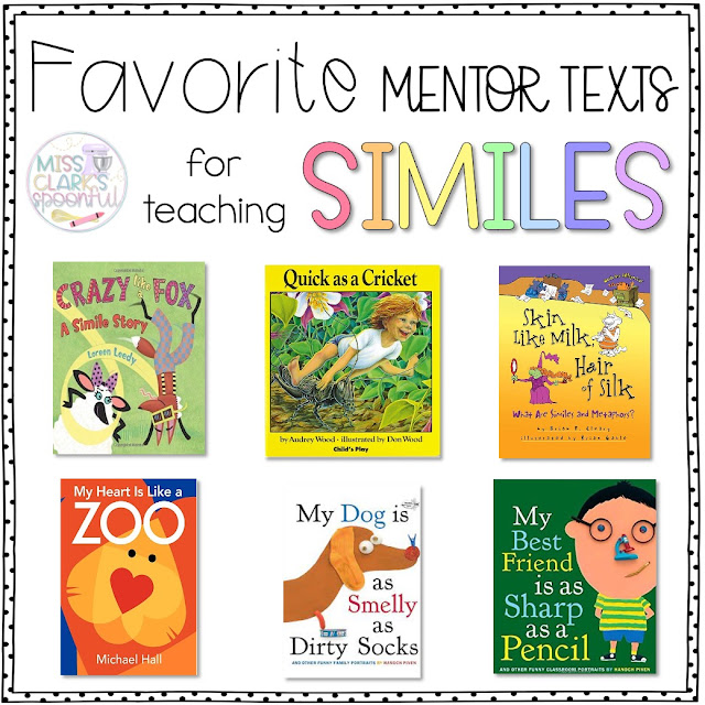 mentor texts for teaching similes