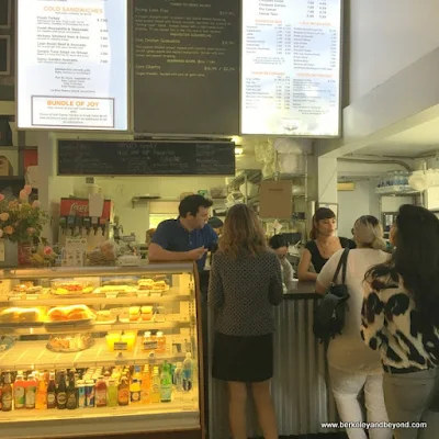 order counter at Bergamot Cafe at Bergamot Station Arts Center in Santa Monica, California