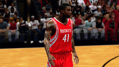 NBA 2K13 Thomas Robinson Cyberface Patch + Tattoos