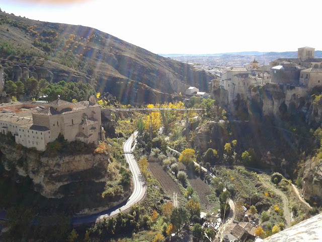 Vistas desde el barrio del Castillo de Cuenca